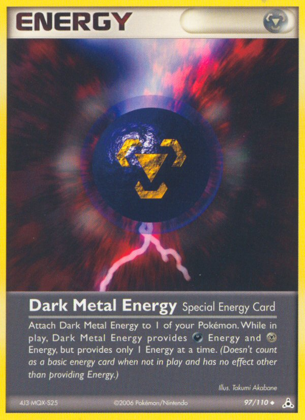 EX Holon Phantoms Dark Metal Energy #97/110